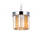 Люстра подвесная Ambrella TR5102 CH/TI хром/янтарь E14 max 40W D200*575 TRADITIONAL