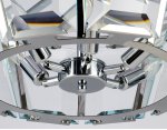 Люстра подвесная Ambrella TR5110/6 CH/CL хром/прозрачный E14/6 max 40W D550*1000 TRADITIONAL