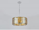 Люстра подвесная Ambrella TR5133 CH/TI хром/янтарь E14/5 max 40W D500*1000 TRADITIONAL