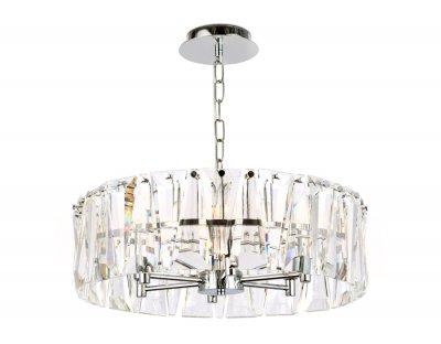 Люстра подвесная Ambrella TR5171 CH/CL хром/прозрачный E14/6 max 40W D520*515 TRADITIONAL Люстра подвесная Ambrella TR5171 CH/CL хром/прозрачный E14/6 max 40W D520*515 TRADITIONAL