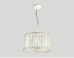 Люстра подвесная Ambrella TR5810 WH/CL белый/прозрачный E14/5 max 40W D400*650 TRADITIONAL