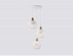 Светильник подвесной Ambrella TR8503/3 WH/CP белый/медь E27/3 max 60W D410*1000