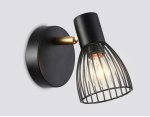 Настенно-потолочный спот в стиле лофт Ambrella TR8659 BK/GD черный/золото E14 max 60W 160*100*145