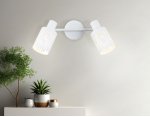 Настенно-потолочный спот в стиле лофт Ambrella TR8664/2 WH белый E14/2 max 60W 360*100*190