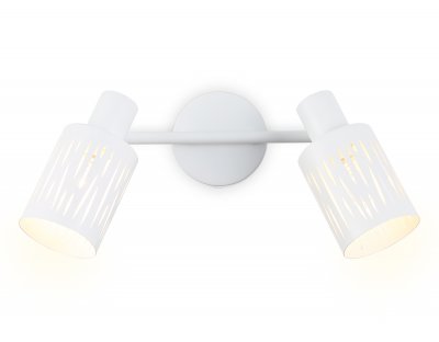 Настенно-потолочный спот в стиле лофт Ambrella TR8664/2 WH белый E14/2 max 60W 360*100*190 Настенно-потолочный спот в стиле лофт Ambrella TR8664/2 WH белый E14/2 max 60W 360*100*190