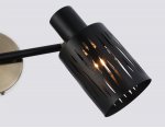 Настенно-потолочный спот в стиле лофт Ambrella TR8668/2 BK/SB чёрный/бронза E14/2 max 60W 360*100*190