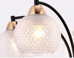 Люстра подвесная Ambrella TR9011/5 BK/CL черный/прозрачный E27 max 40W D620*500 TRADITIONAL