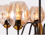 Люстра подвесная Ambrella TR9057/5 DCF/TI темный кофе/янтарь E27 max 40W D650*572 TRADITIONAL