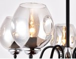 Люстра подвесная Ambrella TR9058/5 BK/SM черный/дымчатый E27 max 40W D650*572 TRADITIONAL
