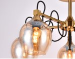 Люстра подвесная Ambrella TR9061/5 SB/TI бронза/янтарь E27 max 40W D620*380 TRADITIONAL