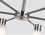Подвесной светильник Ambrella TR9572/6 SN сатин E14*6 max 40W 620*620*385