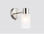 Настенный светильник с выключателем на корпусе Ambrella TR9578 SN сатин E14 max 40W 175*100*195