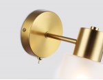 Настенный светильник с выключателем на корпусе Ambrella TR9586 BS латунь E14 max 40W 175*100*195