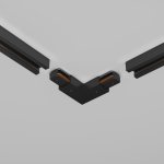 Комплектующие для накладной трековой системы Maytoni TRA001CLB-11B Accessories for tracks Unity