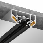 Закладная для натяжного потолка под трек 3м Maytoni TRA001MP-11S Accessories for tracks