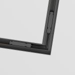 Угловой коннектор для встраиваемого магнитного шинопровода Maytoni TRA004CL-22B Accessories for tracks