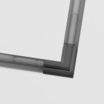Угловой коннектор для встраиваемого магнитного шинопровода Maytoni TRA004CL-22B Accessories for tracks