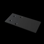 Заглушка для накладного магнитного шинопровода Maytoni TRA004EC-21B Accessories for tracks