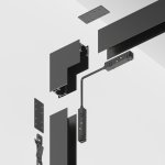 Аксессуар для трекового светильника Maytoni TRA004ICL-21B Accessories for tracks