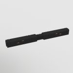 Прямой коннектор питания Maytoni TRA004PC-22B Accessories for tracks