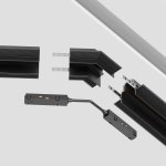 Комплектующие для встраиваемой трековой системы Maytoni TRA010CLO-42B Accessories for tracks Gravity