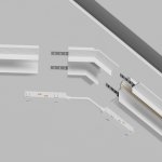 Комплектующие для встраиваемой трековой системы Maytoni TRA010CLO-42W Accessories for tracks Gravity