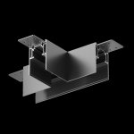 Комплектующие для накладной трековой системы Maytoni TRA010CT-41B Accessories for tracks Gravity