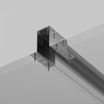 Комплектующие для накладной трековой системы Maytoni TRA010HCB Accessories for tracks Gravity