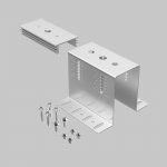 Комплектующие для накладной трековой системы Maytoni TRA010HCB Accessories for tracks Gravity