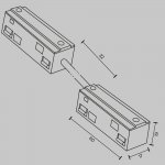 Комплектующие для трековой системы Maytoni TRA034CPC-42W-5-1 Accessories for tracks Exility