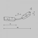 Комплектующие для трековой системы Maytoni TRA034CS-W Accessories for tracks Exility