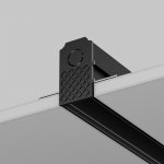 Заглушки к встраиваемому шинопроводу Maytoni серия Exility 2 шт. черный TRA034EC-42B