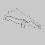 Комплектующие для накладной трековой системы Maytoni TRA034HS-21W Accessories for tracks Exility