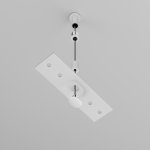 Комплектующие для накладной трековой системы Maytoni TRA034SW-2W Accessories for tracks Exility