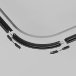Комплектующие для встраиваемой трековой системы Maytoni TRA044-angle.12B Accessories for tracks Exility