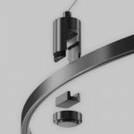 Комплектующие для трековой системы Maytoni TRA154SW-BB-R-B Accessories for tracks Flarity