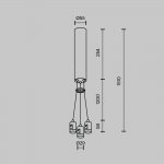 Комплектующие для трековой системы Maytoni TRA154SW-BB-R-B Accessories for tracks Flarity