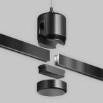 Комплектующие для трековой системы Maytoni TRA157SW-IPC1-B Accessories for tracks Flarity