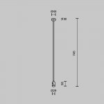 Комплектующие для трековой системы Maytoni TRA159C-B1-B Accessories for tracks Flarity