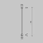 Комплектующие для трековой системы Maytoni TRA159C-IPC1-B Accessories for tracks Flarity