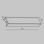 Комплектующие для трековой системы Maytoni TRA160BDR-B Accessories for tracks Elasity