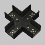 Комплектующие для трековой системы Maytoni TRA160CX-11B Accessories for tracks Elasity