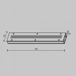 Комплектующие для трековой системы Maytoni TRA160TCC-S Accessories for tracks Elasity