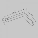 Комплектующие для трековой системы Maytoni TRA172CPC-1B Accessories for tracks Basity