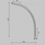 Комплектующие для трековой системы Maytoni TRA172ICL-R300-11B Accessories for tracks Basity