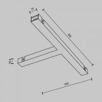 Комплектующие для трековой системы Maytoni TRA172TPC-1B Accessories for tracks Basity