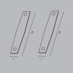 Комплектующие для встраиваемой трековой системы Maytoni TRA184C-12S Accessories for tracks Levity