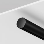 Комплектующие для накладной трековой системы Maytoni TRA184EC-R-11B Accessories for tracks Levity