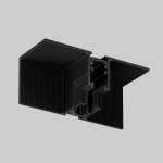 Комплектующие для встраиваемой трековой системы Maytoni TRA184ICL-12B Accessories for tracks Levity