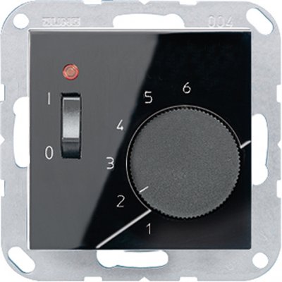 JUNG А 500 Черный Термостат комнатный, 10(4)А (TRA231SW) JUNG А 500 Черный Термостат комнатный, 10(4)А (TRA231SW)